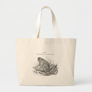 Grand Tote Bag Art singe vintage des années 1800