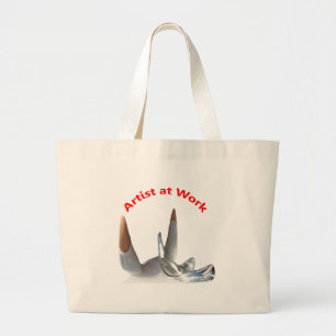Grand Tote Bag Artiste au travail