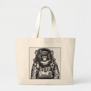 Grand Tote Bag Astronaute de singe