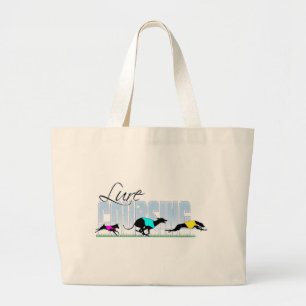 Grand Tote Bag Attrait chassant des chiens