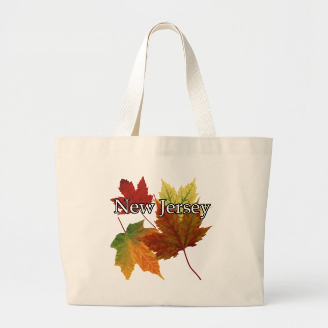 GRAND TOTE BAG AUTOMNE QUITTE À NEW JERSEY (Devant)