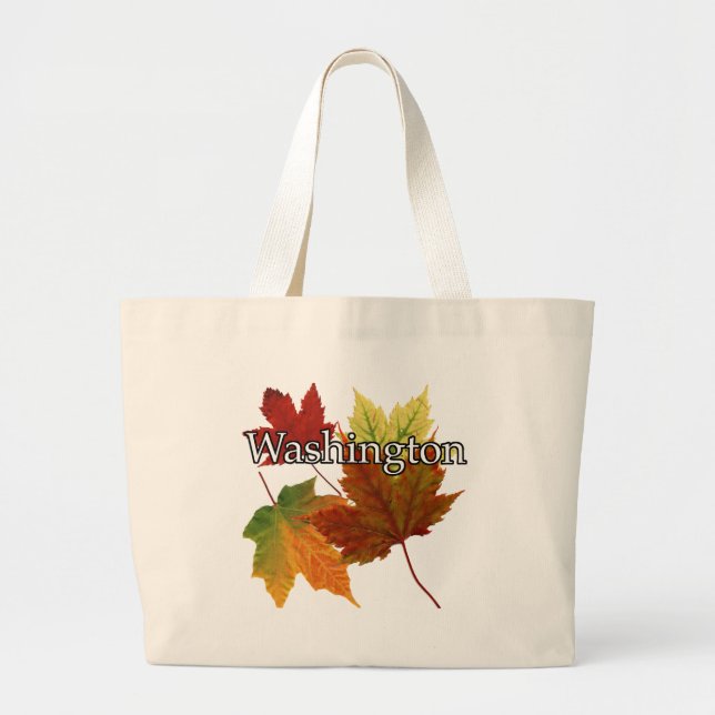 GRAND TOTE BAG AUTOMNE QUITTE À WASHINGTON (Devant)