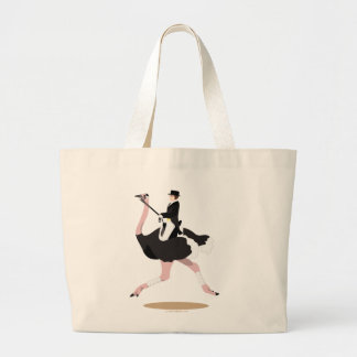 Grand Tote Bag Autruche de dressage