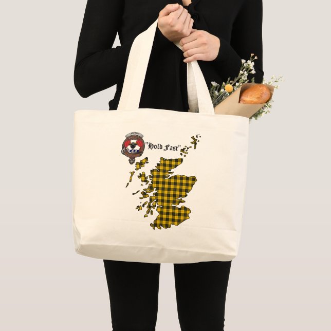 Grand Tote Bag Badge de clan MacLeod Jumbo Fourre-tout (Devant (produit))