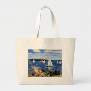 Grand Tote Bag Baie Mahone par William Glackens