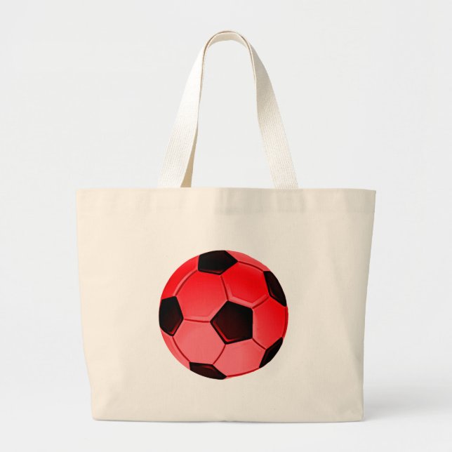 Grand Tote Bag Bal de football américain ou d'association (Devant)