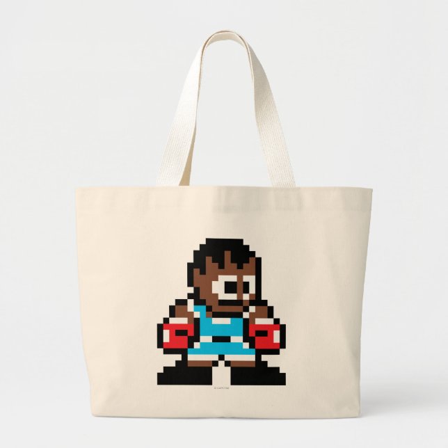 Grand Tote Bag Balrog à 8 bits (Devant)