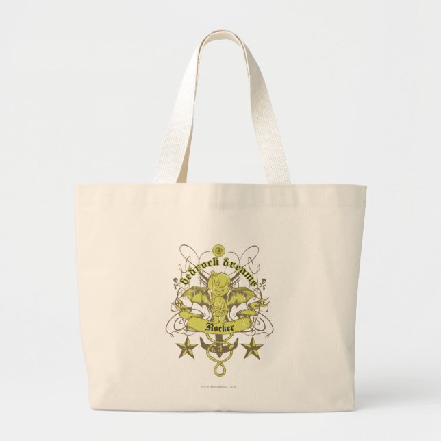 Grand Tote Bag Bam Bam Bedrock Dreams (Devant)