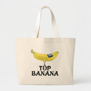 Grand Tote Bag Banane supérieure