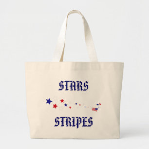 Grand Tote Bag Bannière étoilée Parachuter