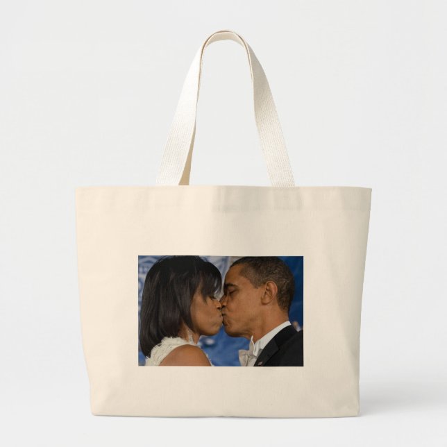Grand Tote Bag Barack et Michelle Obama (Devant)