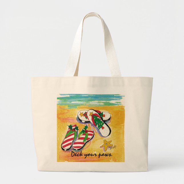Grand Tote Bag Bascules de vacances - fourre-tout (Devant)