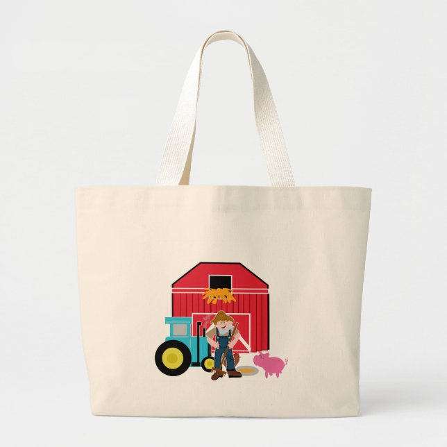 Grand Tote Bag Basse cour (Devant)