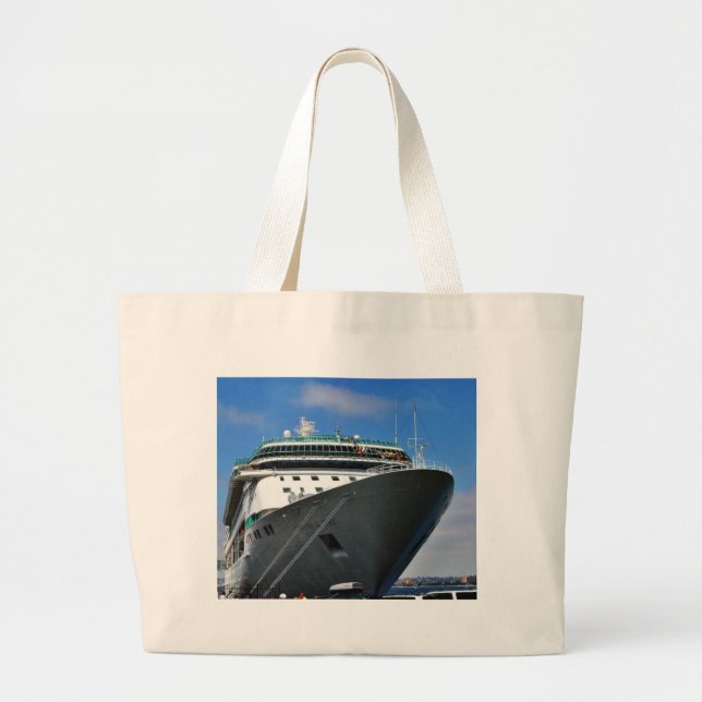 Grand Tote Bag Bateau de croisière (Devant)