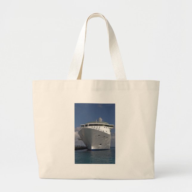 Grand Tote Bag Bateau de croisière (Devant)