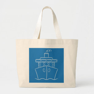 Grand Tote Bag Bateau de croisière
