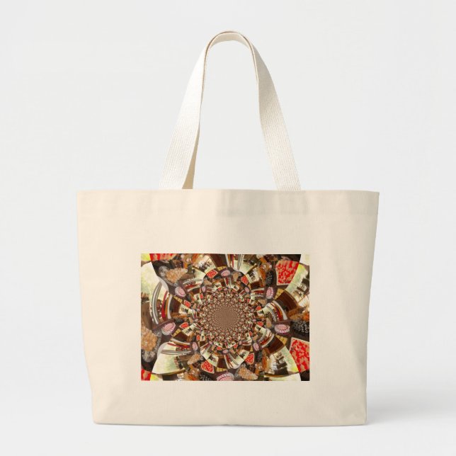 Grand Tote Bag Beaux gâteaux et desserts (Devant)