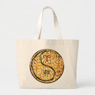 Grand Tote Bag Bélier & Lapin de Feu