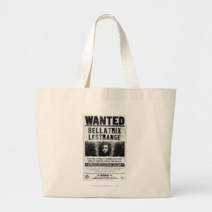 Grand Tote Bag Bellatrix Lestrange Wanted Poster