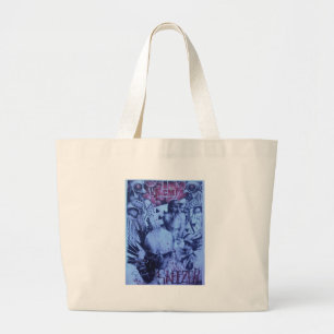 Grand Tote Bag Belle extraordinaire en ligne Skeezers design arti