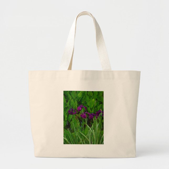 Grand Tote Bag Belle Iris Violet (Devant)