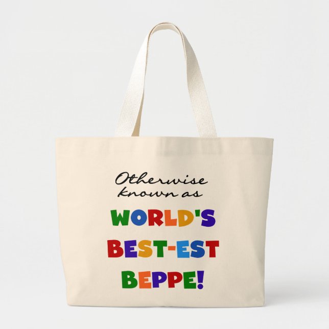 Grand Tote Bag Beppe le plus connu (Devant)
