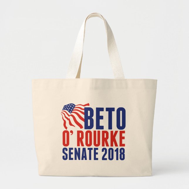 Grand Tote Bag Beto O'Rourke pour le Sénat 2018 (Devant)