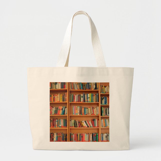 Grand Tote Bag Bibliothèque Livres Librairie Vêtements de livres  (Devant)