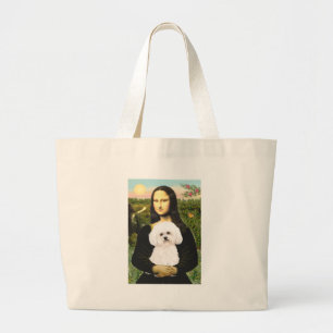 Grand Tote Bag Bichon Frise 2R - Mona Lisa
