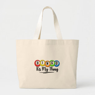 Grand Tote Bag BINGO, c’est mon truc