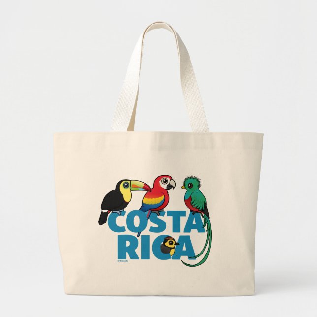 Grand Tote Bag Birdorable Costa Rica (Devant)