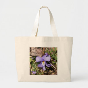 Grand Tote Bag Birds-Foot Violet w/ Bluets