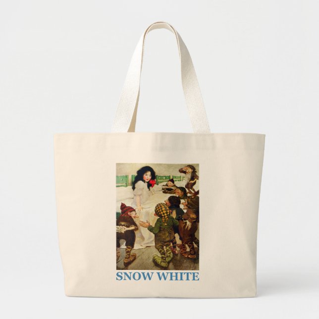 Grand Tote Bag Blanche-Neige et les sept nains (Devant)