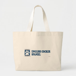 Grand Tote Bag Bleu anglais de cocker