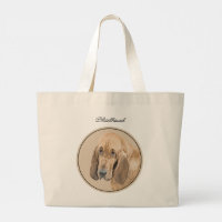 Bloodhound Peinture rouge mignon odeur chien art