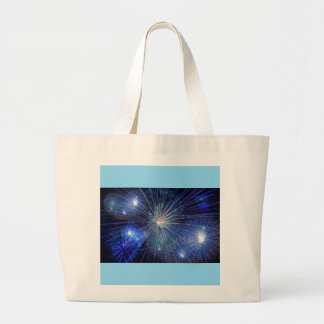 Grand Tote Bag blue fireworks 