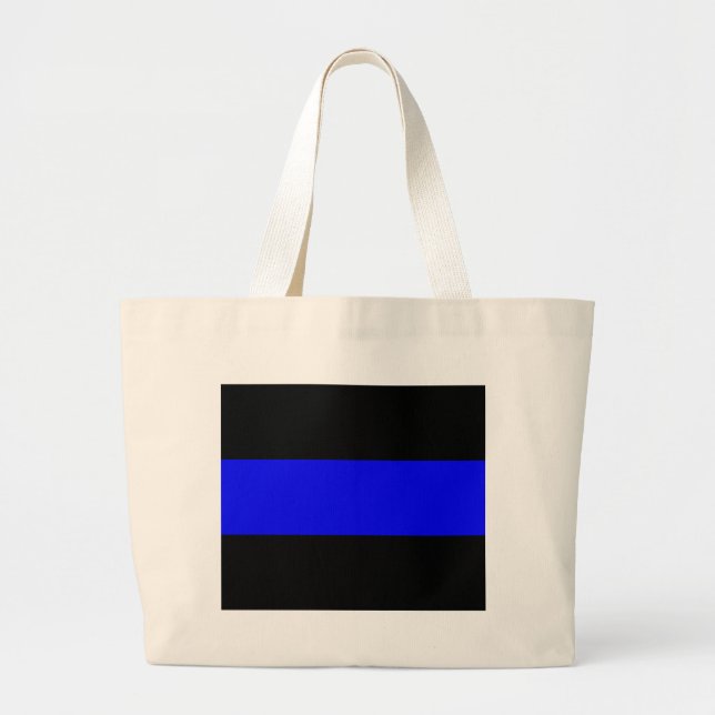 Grand Tote Bag Blue Line mince (Devant)