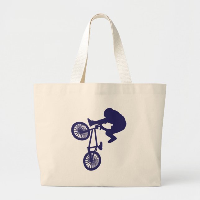 GRAND TOTE BAG BMX BIKE RIDER (Devant)