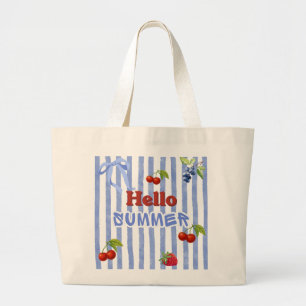 Grand Tote Bag Bonjour Été