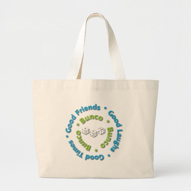 Grand Tote Bag bons amis de bunco (Devant)
