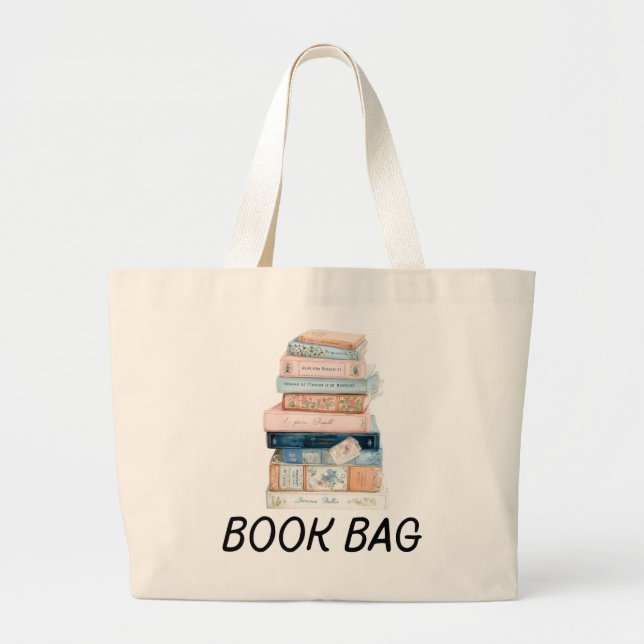 Grand Tote Bag Book Lover's  (Devant)