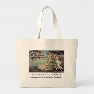 Grand Tote Bag Botticelli, naissance de Vénus, pour de doubles