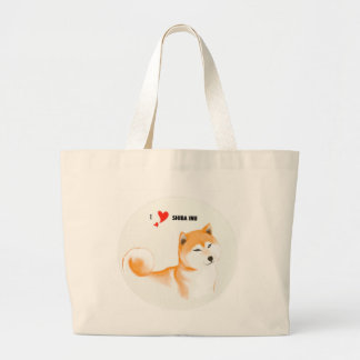 Grand Tote Bag Bourse Shiba inu