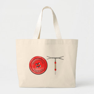Grand Tote Bag Bouton et tirette d'OT