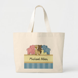 Grand Tote Bag Boy Baby ou Toddler Voyage personnalisé Fourre-to