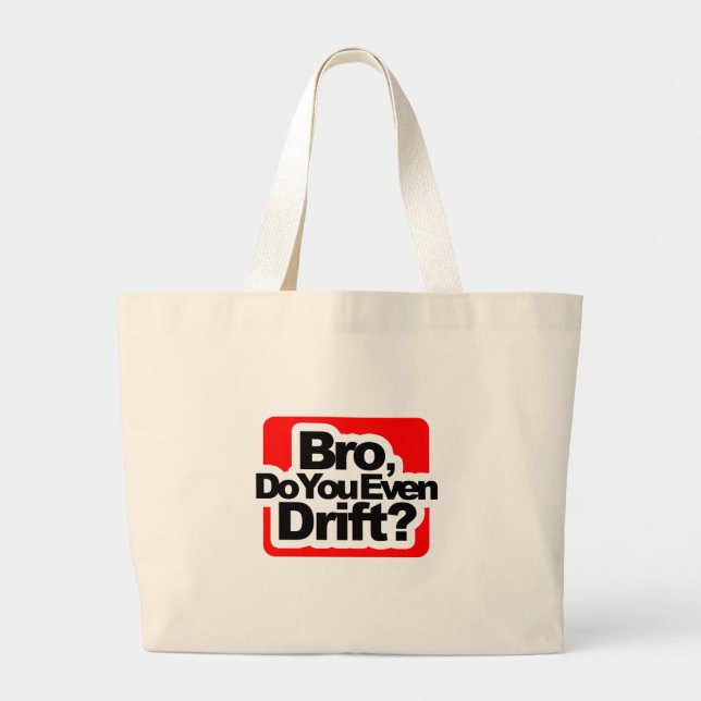 Grand Tote Bag Bro, dérivez-vous même ? (Devant)
