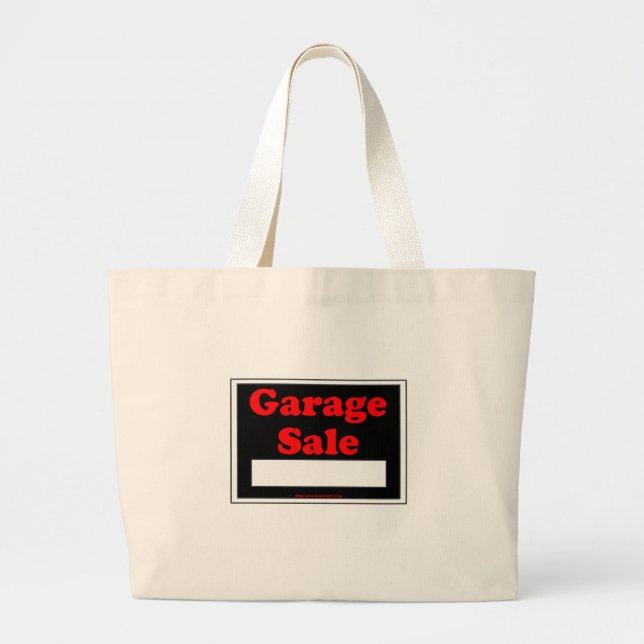 Grand Tote Bag Brocante à domicile (Devant)