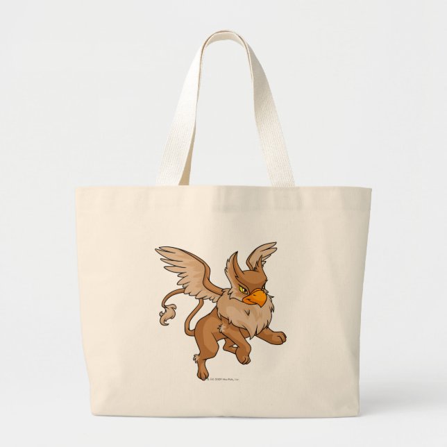 Grand Tote Bag Brun d'aire (Devant)