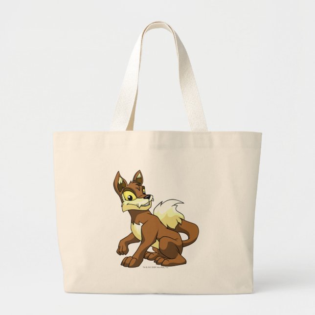 Grand Tote Bag Brun de Lupe (Devant)