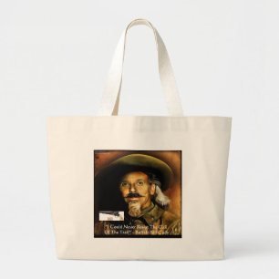Grand Tote Bag Buffalo Bill Cody Son Fusil & Citation Cadeaux & C